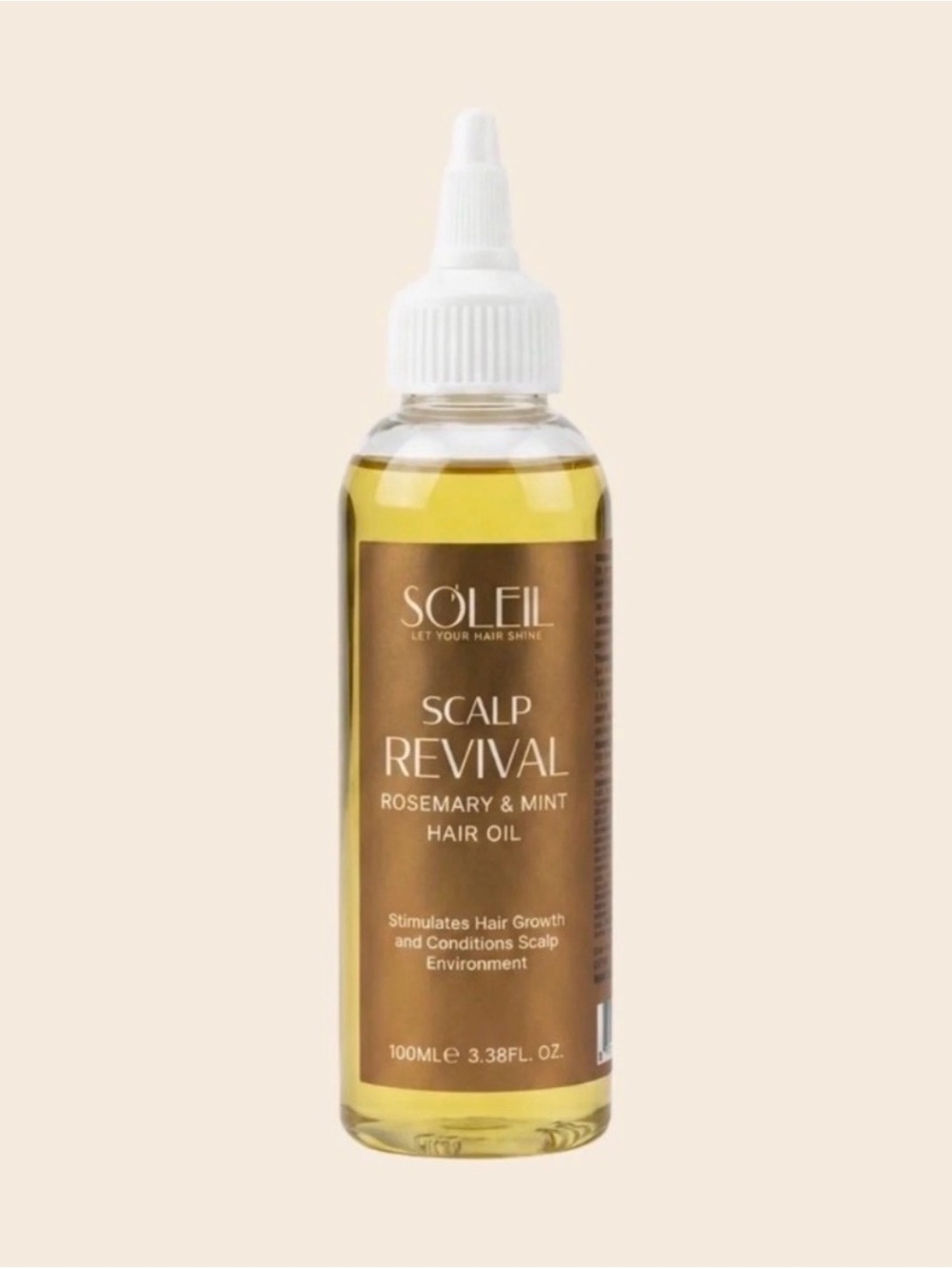Soleil Scalp Revival Rosemary & Mint Hair Oil — Gold